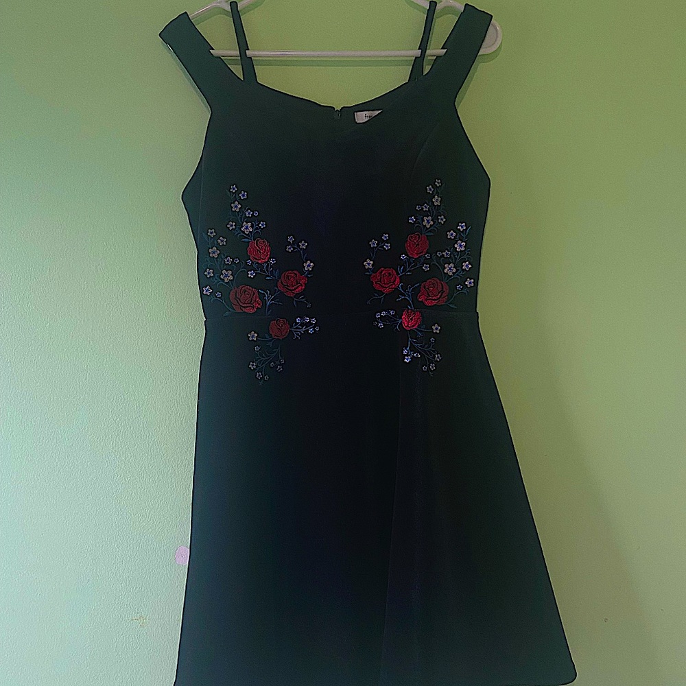 Velvet dress from Francesca’s!